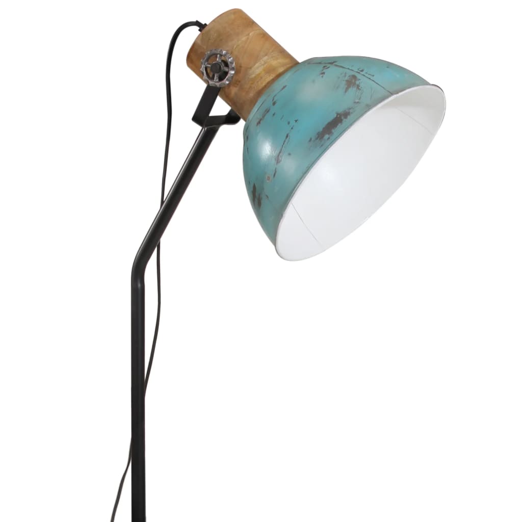 Vloerlamp 25 W E27 30x30x100-150 cm verweerd blauw