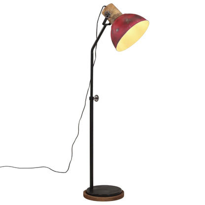 Vloerlamp 25 W E27 30x30x100-150 cm verweerd rood