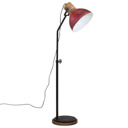 Vloerlamp 25 W E27 30x30x100-150 cm verweerd rood