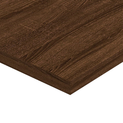 Wandschappen 4 st 60x50x1,5 cm bewerkt hout bruin eikenkleur