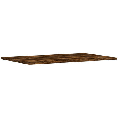 Wandschappen 4 st 80x50x1,5 cm bewerkt hout gerookt eikenkleur