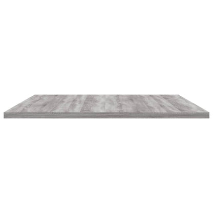 Wandschappen 4 st 80x50x1,5 cm bewerkt hout grijs sonoma eiken