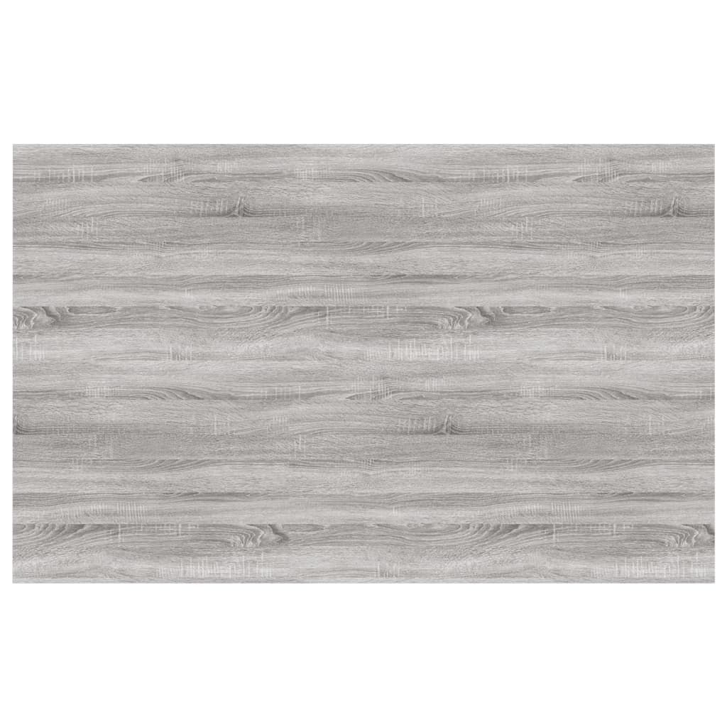 Wandschappen 4 st 80x50x1,5 cm bewerkt hout grijs sonoma eiken