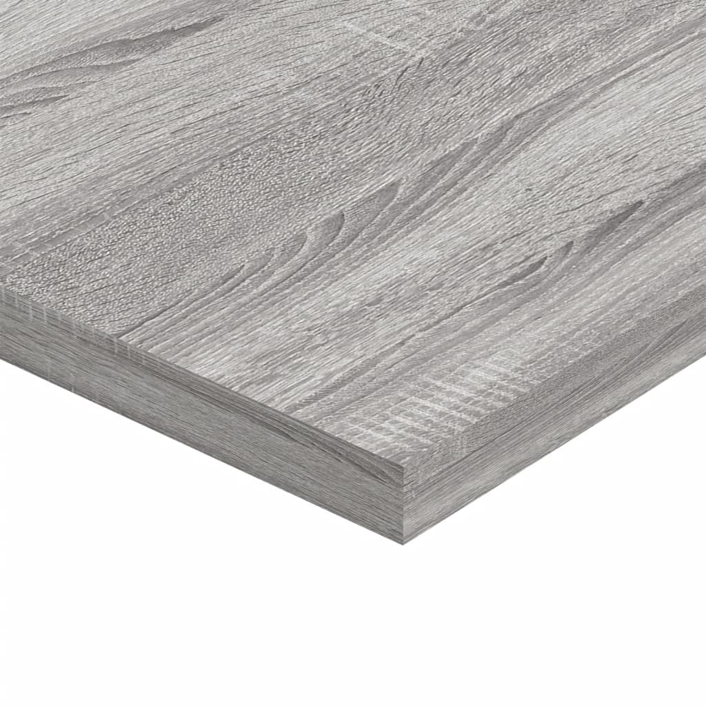 Wandschappen 4 st 80x50x1,5 cm bewerkt hout grijs sonoma eiken