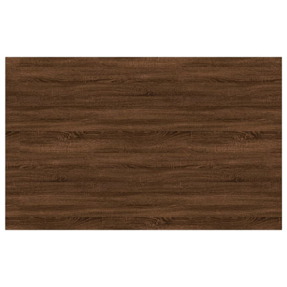 Wandschappen 4 st 80x50x1,5 cm bewerkt hout bruin eikenkleur