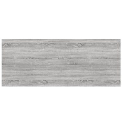 Wandschappen 4 st 100x40x1,5 cm bewerkt hout grijs sonoma eiken