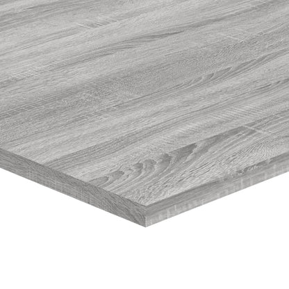 Wandschappen 4 st 100x40x1,5 cm bewerkt hout grijs sonoma eiken