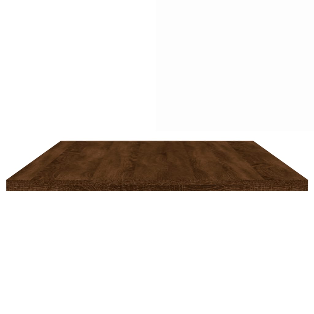 Wandschappen 4 st 100x40x1,5 cm bewerkt hout bruin eikenkleur