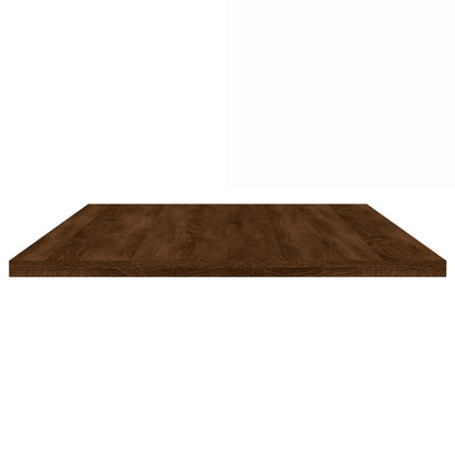 Wandschappen 4 st 100x40x1,5 cm bewerkt hout bruin eikenkleur