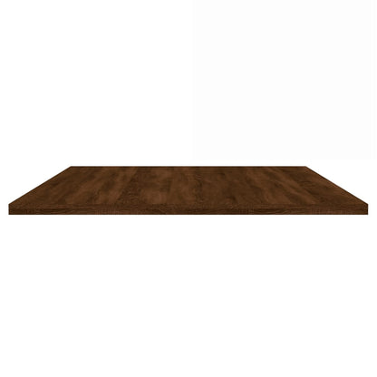 Wandschappen 4 st 100x50x1,5 cm bewerkt hout bruin eikenkleur