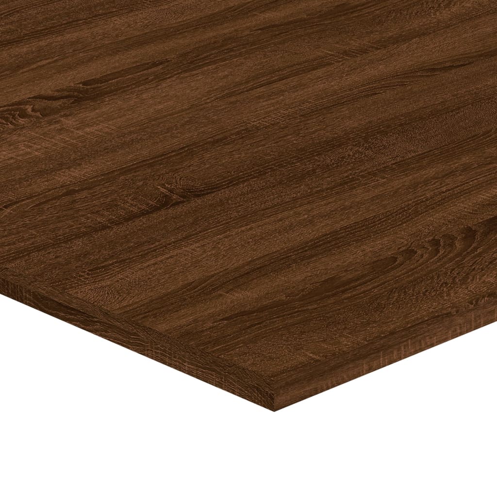 Wandschappen 4 st 100x50x1,5 cm bewerkt hout bruin eikenkleur