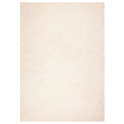 Vloerkleed HUARTE laagpolig zacht wasbaar 120x170 cm beige