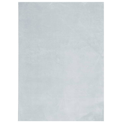 Vloerkleed HUARTE laagpolig zacht wasbaar 200x280 cm blauw