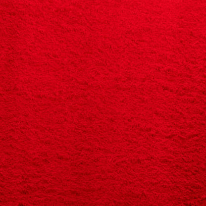 Vloerkleed HUARTE laagpolig zacht wasbaar 120x170 cm rood