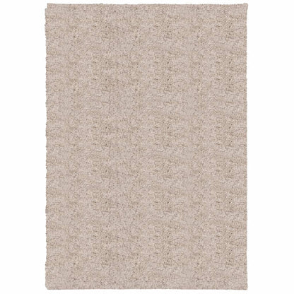 Vloerkleed PAMPLONA shaggy hoogpolig modern 160x230 cm beige