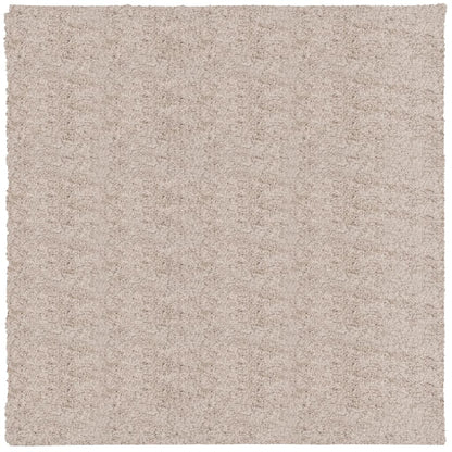 Vloerkleed PAMPLONA shaggy hoogpolig modern 200x200 cm beige