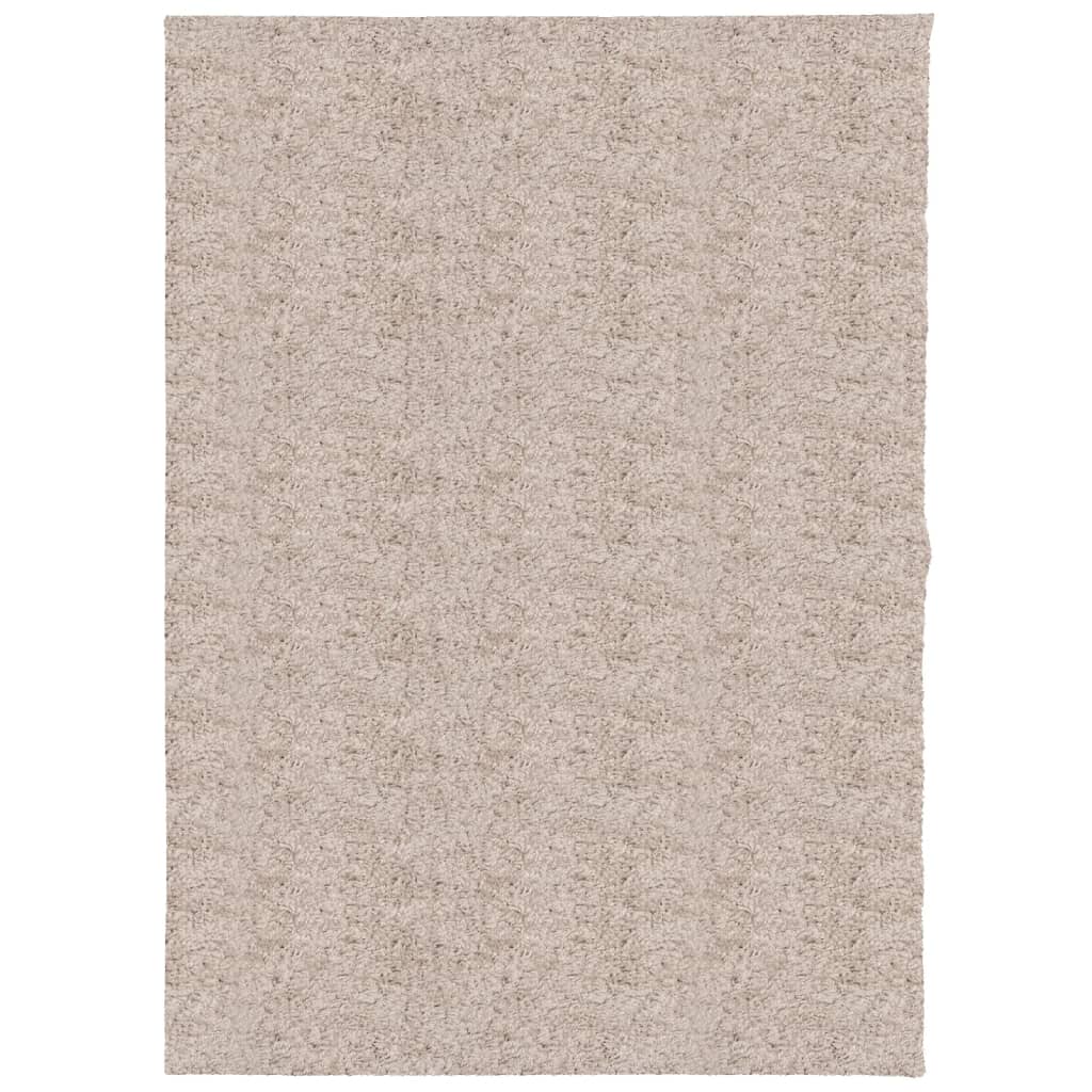 Vloerkleed PAMPLONA shaggy hoogpolig modern 240x340 cm beige