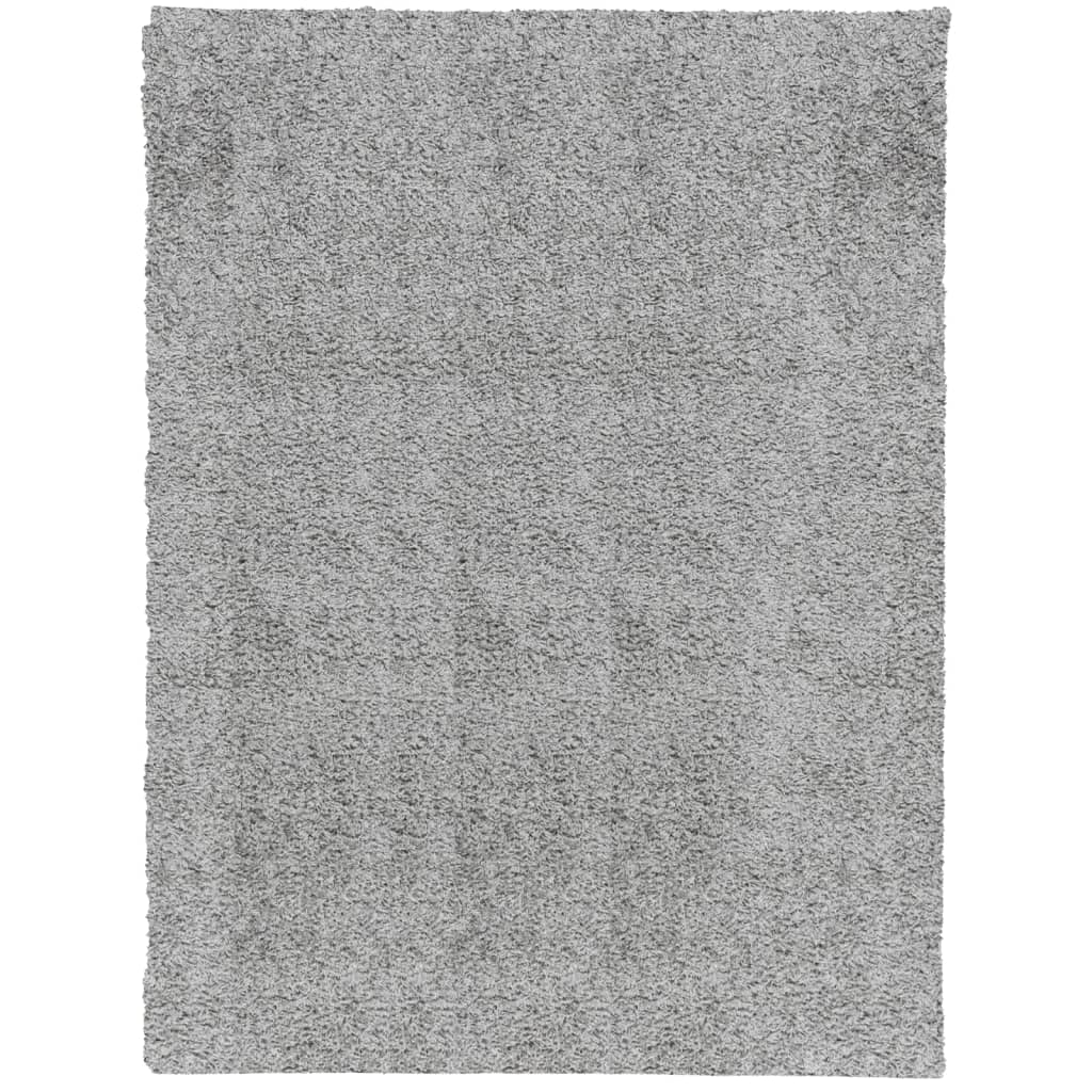 Vloerkleed PAMPLONA shaggy hoogpolig modern 300x400 cm grijs