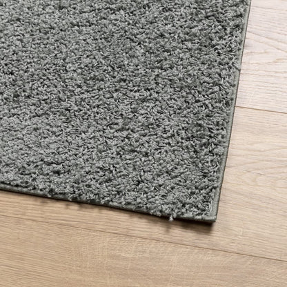 Vloerkleed PAMPLONA shaggy hoogpolig modern 240x340 cm groen