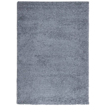 Vloerkleed PAMPLONA shaggy hoogpolig modern 140x200 cm blauw