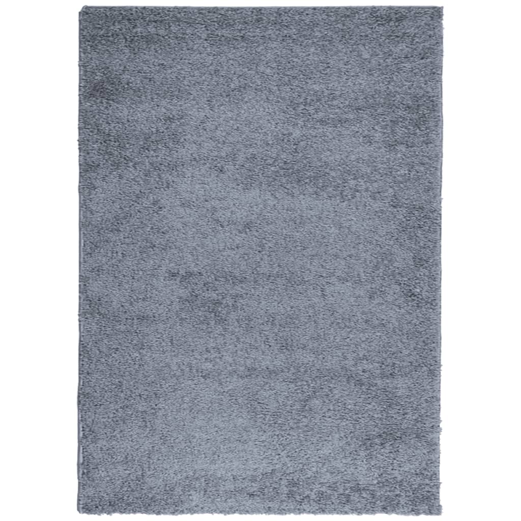 Vloerkleed PAMPLONA shaggy hoogpolig modern 200x280 cm blauw