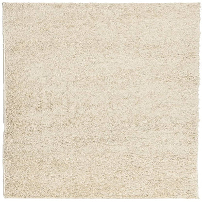 Vloerkleed PAMPLONA shaggy hoogpolig modern 160x160 cm goud