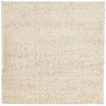 Vloerkleed PAMPLONA shaggy hoogpolig modern 240x240 cm goud