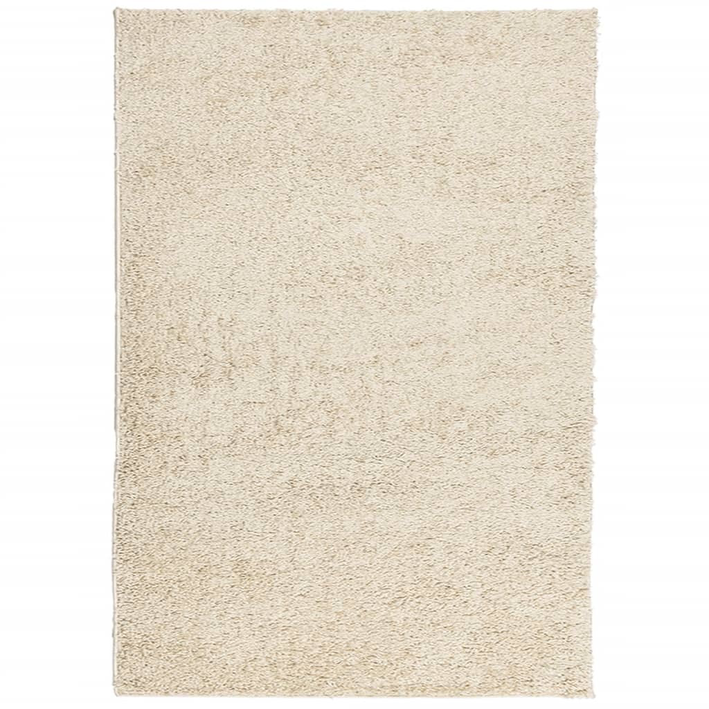 Vloerkleed PAMPLONA shaggy hoogpolig modern 240x340 cm goud