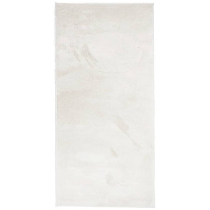 Vloerkleed OVIEDO laagpolig 100x200 cm beige