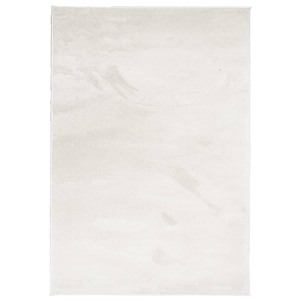 Vloerkleed OVIEDO laagpolig 120x170 cm beige