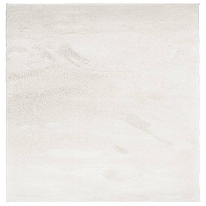 Vloerkleed OVIEDO laagpolig 160x160 cm beige