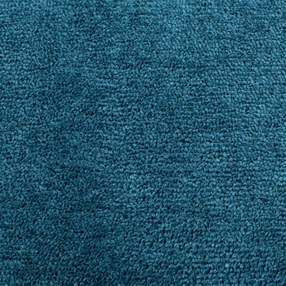 Vloerkleed OVIEDO laagpolig Ø 240 cm turquoise