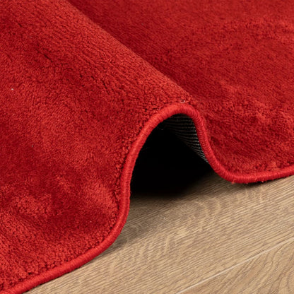 Vloerkleed OVIEDO laagpolig 100x200 cm rood