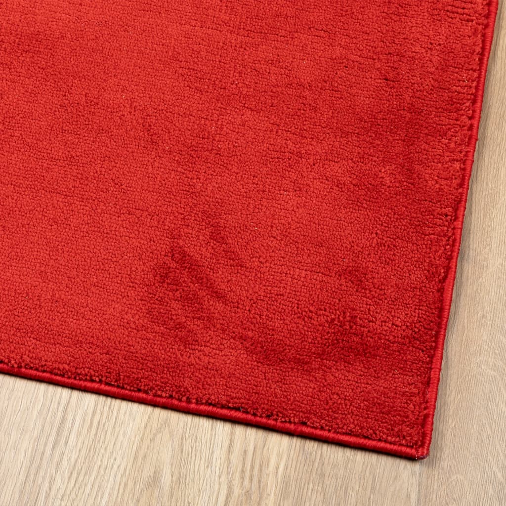 Vloerkleed OVIEDO laagpolig 240x340 cm rood