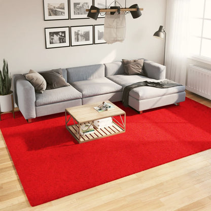 Vloerkleed OVIEDO laagpolig 240x340 cm rood