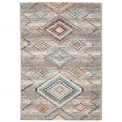 Vloerkleed ARBIZU binnen en buiten vintage stijl 160x230 cm