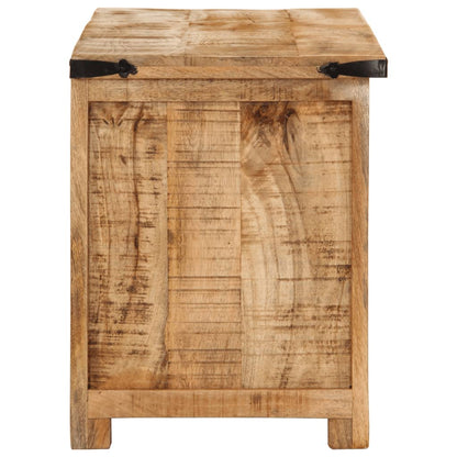 Tv-meubel 110x35x40 cm massief ruw mangohout