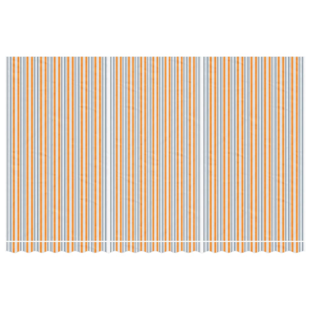 Vervangingsdoek voor luifel gestreept 5x3 m meerkleurig