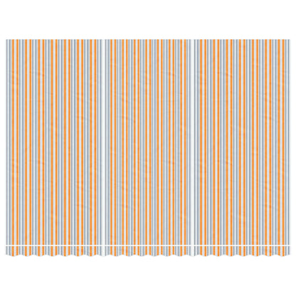 Vervangingsdoek voor luifel gestreept 5x3,5 m meerkleurig