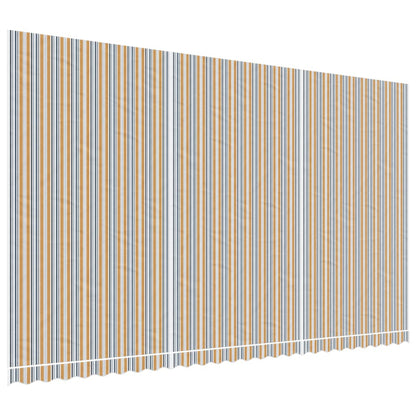 Vervangingsdoek voor luifel gestreept 6x3,5 m meerkleurig