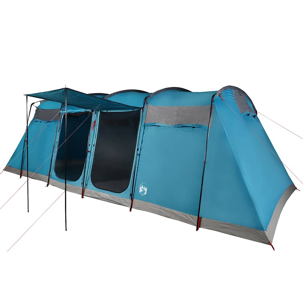 Tunneltent voor gezin 8-persoons waterdicht blauw