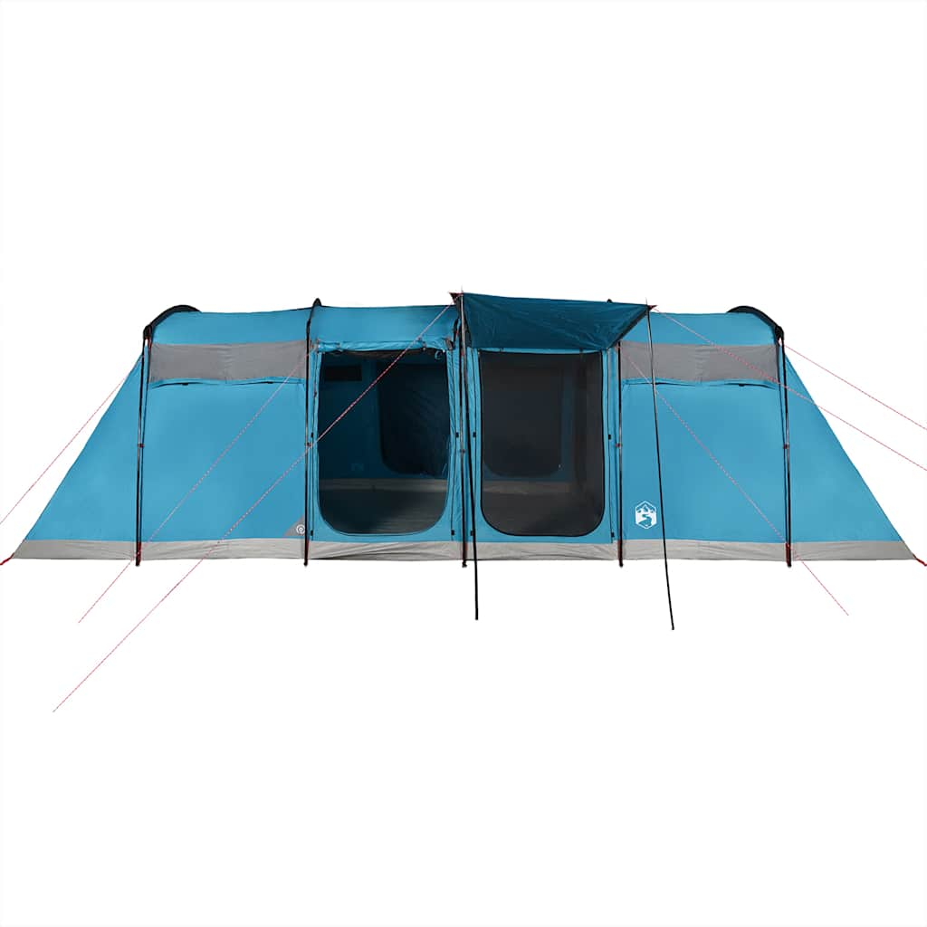 Tunneltent voor gezin 8-persoons waterdicht blauw