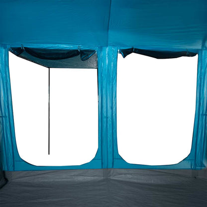 Tunneltent voor gezin 8-persoons waterdicht blauw