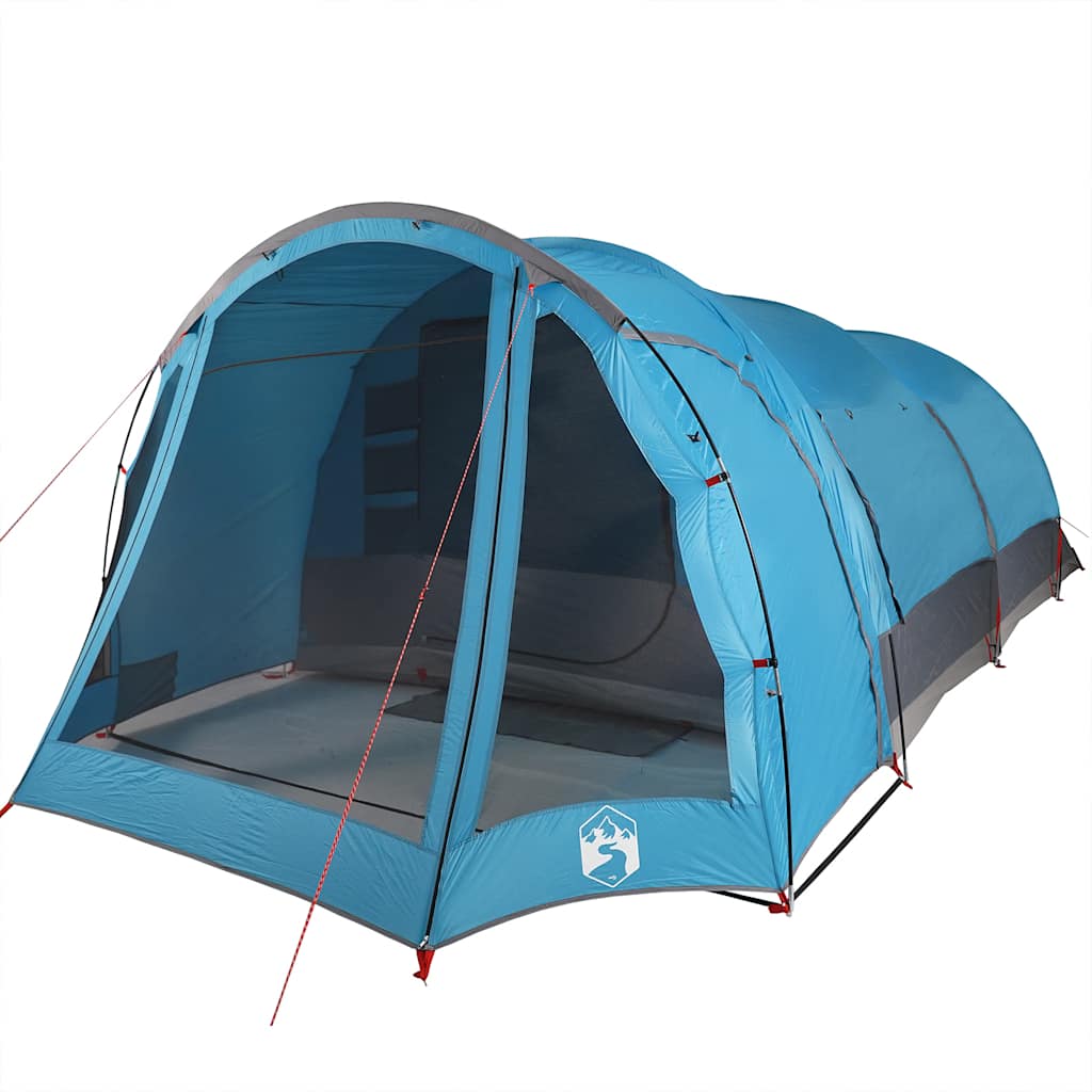 Tunneltent voor gezin 8-persoons waterdicht blauw