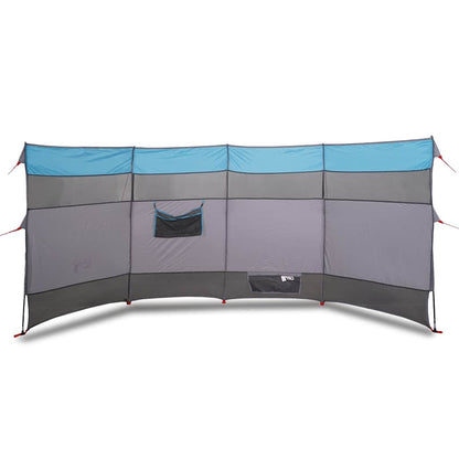 Windscherm camping waterdicht 366x152x152 cm blauw