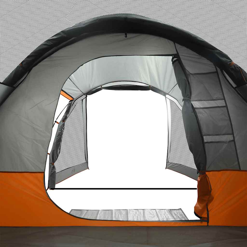 Tunneltent 4-persoons waterdicht grijs