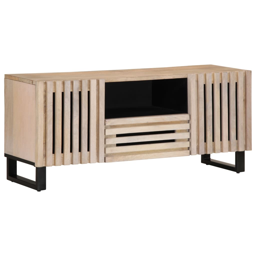 Tv-meubel 100x34x46 cm massief mangohout