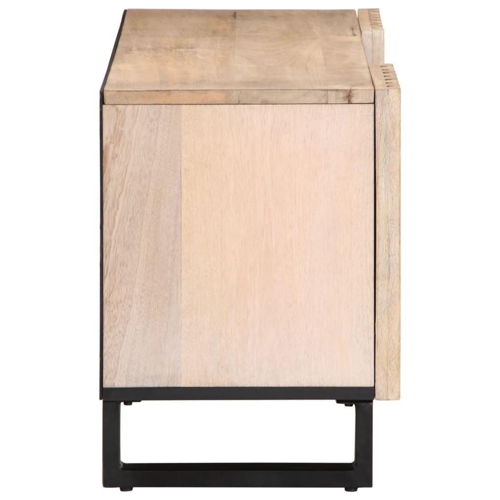 Tv-meubel 100x34x46 cm massief mangohout