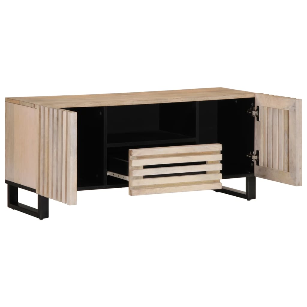 Tv-meubel 100x34x46 cm massief mangohout