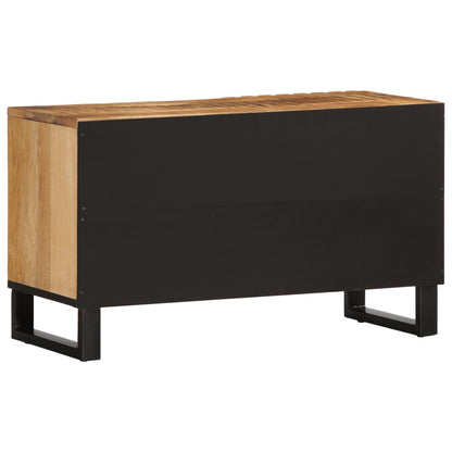 Tv-meubel 80x34x46 cm massief ruw mangohout